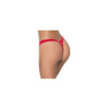 String rouge wetlook coupe Brésilielne 
